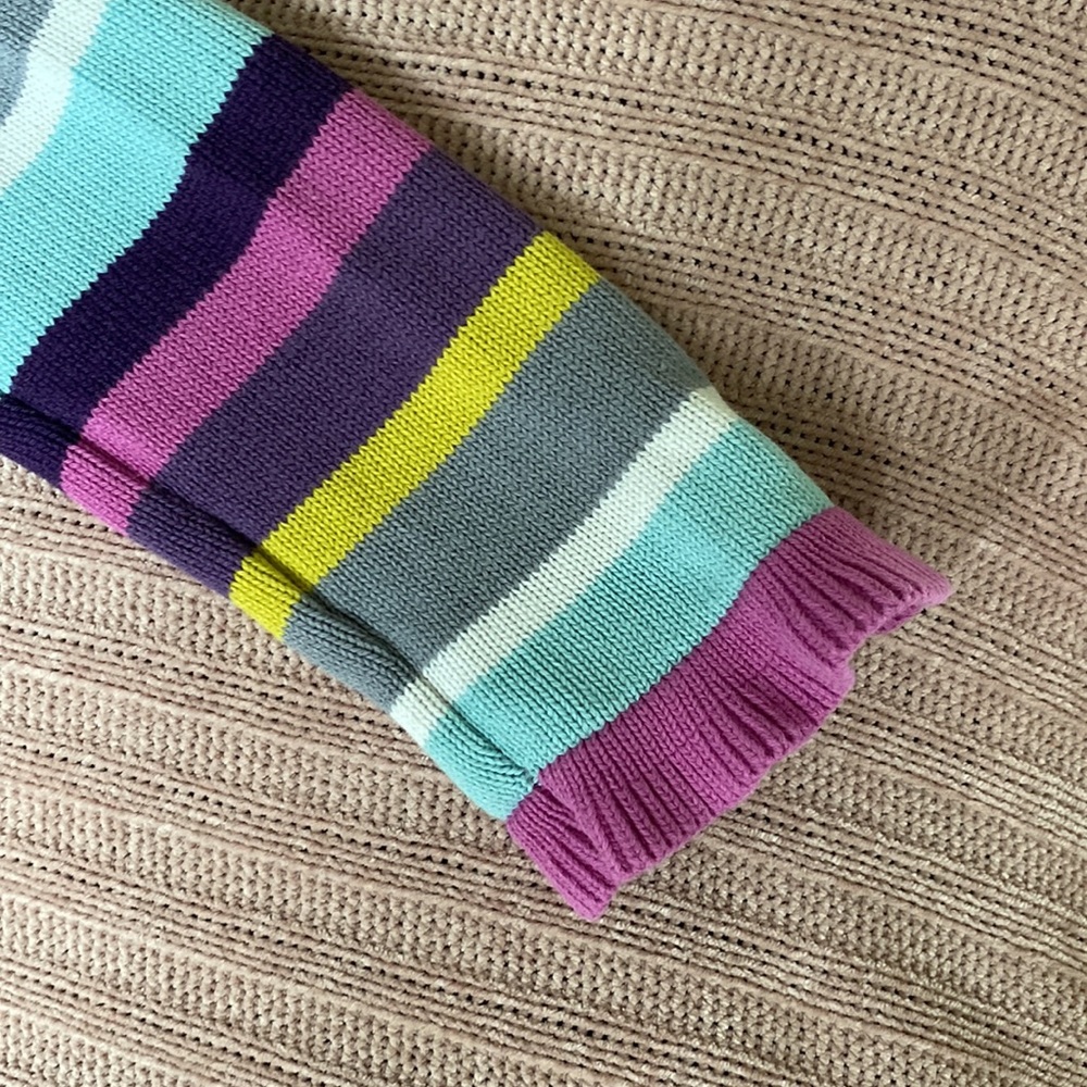 Striped Ruffle Cardigan Sweater - Picture 4 of 4